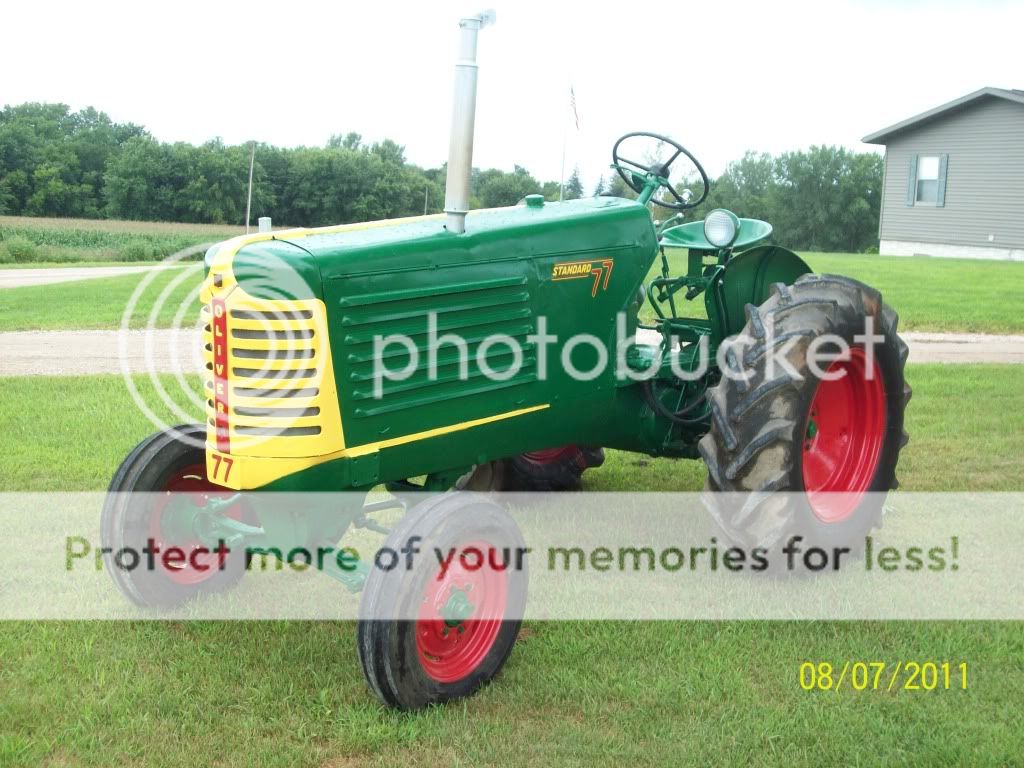 1949 Oliver 88 paint color Yesterday's Tractors